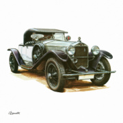 NOTIQUE Poznámkový kalendár Classic Cars – Václav Zapadlík 2026, 30 x 30 cm