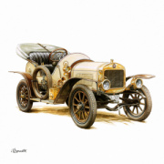 NOTIQUE Poznámkový kalendár Classic Cars – Václav Zapadlík 2026, 30 x 30 cm