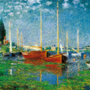 NOTIQUE Poznámkový kalendár Claude Monet 2026, 30 x 30 cm