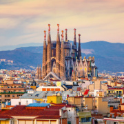 NOTIQUE Poznámkový kalendár Barcelona 2026, 30 x 30 cm