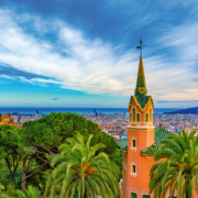 NOTIQUE Poznámkový kalendár Barcelona 2026, 30 x 30 cm