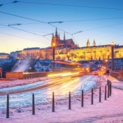 NOTIQUE Poznámkový kalendár Praha 2026, 30 x 30 cm