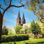 NOTIQUE Poznámkový kalendár Praha 2026, 30 x 30 cm