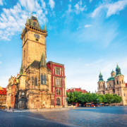 NOTIQUE Poznámkový kalendár Praha 2026, 30 x 30 cm