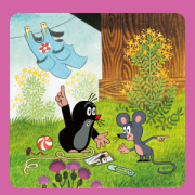 NOTIQUE Poznámkový kalendár Krtko 2026, 30 x 30 cm