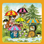 NOTIQUE Poznámkový kalendár Krtko 2026, 30 x 30 cm