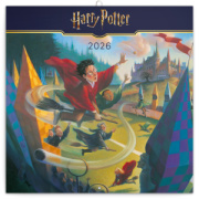 NOTIQUE Poznámkový kalendár Harry Potter 2026, 30 x 30 cm