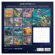 NOTIQUE Poznámkový kalendár Harry Potter 2026, 30 x 30 cm