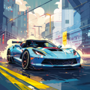 NOTIQUE Poznámkový kalendár Fantastické autá 2026, 30 x 30 cm