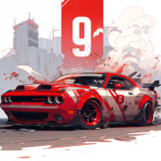 NOTIQUE Poznámkový kalendár Fantastické autá 2026, 30 x 30 cm