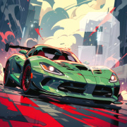 NOTIQUE Poznámkový kalendár Fantastické autá 2026, 30 x 30 cm