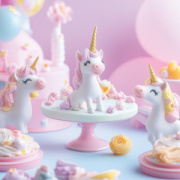 NOTIQUE Poznámkový kalendár Veselé jednorožce 2026, 30 x 30 cm