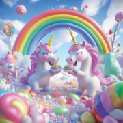 NOTIQUE Poznámkový kalendár Veselé jednorožce 2026, 30 x 30 cm