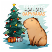 NOTIQUE Poznámkový kalendár Roztopašné kapybary 2026, 30 x 30 cm