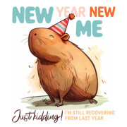 NOTIQUE Poznámkový kalendár Roztopašné kapybary 2026, 30 x 30 cm