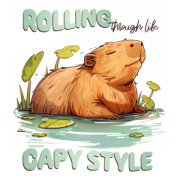 NOTIQUE Poznámkový kalendár Roztopašné kapybary 2026, 30 x 30 cm