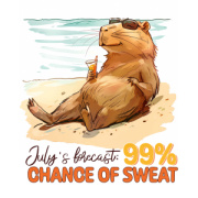 NOTIQUE Poznámkový kalendár Roztopašné kapybary 2026, 30 x 30 cm