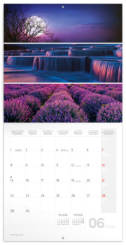 NOTIQUE Poznámkový kalendár Paleta 2026, 30 x 30 cm