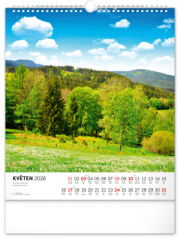 NOTIQUE Nástenný kalendár Šumava CZ 2026, 30 x 34 cm