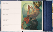 NOTIQUE Týždenný magnetický diár Alfons Mucha 2026, 11 x 16 cm