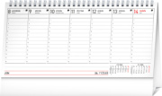 NOTIQUE Stolový kalendár Plánovací 2026, 25 x 12,5 cm