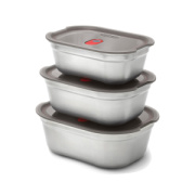 Set 3 škatuliek na jedlo – malá, stredná, veľká Black+Blum