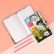NOTIQUE Notes Tulipány Kateřiny Winterové, linajkovaný, 13 x 21 cm