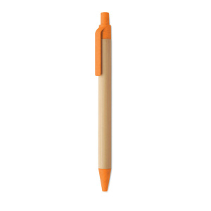 Guľôčkové pero z bambusu ITEA COLOUR