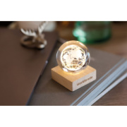 Sklenený glóbus s LED GLOBE LIGHT