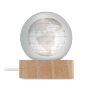 Sklenený glóbus s LED GLOBE LIGHT