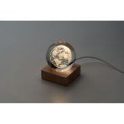 Sklenený glóbus s LED GLOBE LIGHT