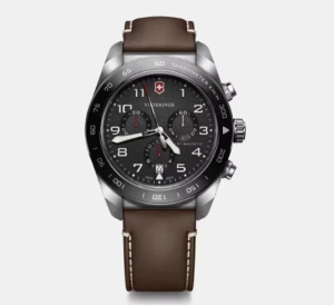 Victorinox Swiss Army Chronograph - kožený remienok