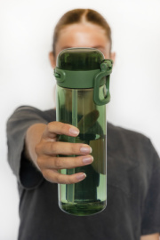 Fľaša na vodu SipnLock RCS RPET 800 ml, nepretek., športová - XD Collection