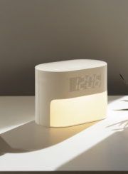 LumaRise RCS budík s bielym šumom z recyklovaného plastu - XD Collection