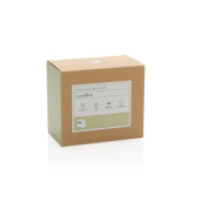 LumaRise RCS budík s bielym šumom z recyklovaného plastu - XD Collection