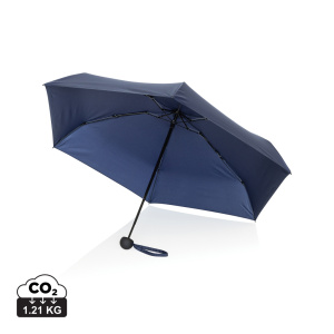 Kompaktný manuálny dáždnik AWARE™ RPET 19,5" 190T Pongee