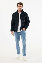 IQONIQ Maiko pánska prešívaná bunda z rec. polyesteru - Iqoniq