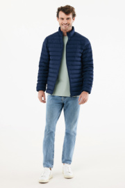 IQONIQ Maiko pánska prešívaná bunda z rec. polyesteru - Iqoniq