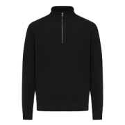 IQONIQ Elgon sveter s krátkym zipsom z recyklovanej bavlny - Iqoniq