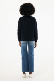 IQONIQ Elgon sveter s krátkym zipsom z recyklovanej bavlny - Iqoniq