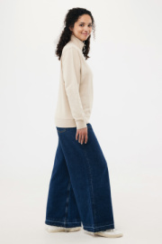 IQONIQ Elgon sveter s krátkym zipsom z recyklovanej bavlny - Iqoniq