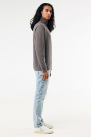 IQONIQ Elgon sveter s krátkym zipsom z recyklovanej bavlny - Iqoniq