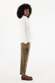 IQONIQ Elgon sveter s krátkym zipsom z recyklovanej bavlny - Iqoniq