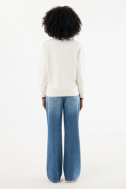 IQONIQ Elgon sveter s krátkym zipsom z recyklovanej bavlny - Iqoniq