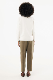 IQONIQ Elgon sveter s krátkym zipsom z recyklovanej bavlny - Iqoniq