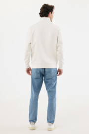 IQONIQ Elgon sveter s krátkym zipsom z recyklovanej bavlny - Iqoniq