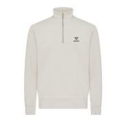 IQONIQ Elgon sveter s krátkym zipsom z recyklovanej bavlny - Iqoniq