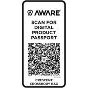 Crescent 500 g/m² Aware™ recyklovaná taška cez rameno