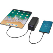 Acamar powerbanka na notebook z recyklovaného hliníka s kapacitou 20 000 mAh a výkonom 70 W