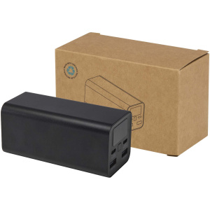 Acamar powerbanka na notebook z recyklovaného hliníka s kapacitou 20 000 mAh a výkonom 70 W